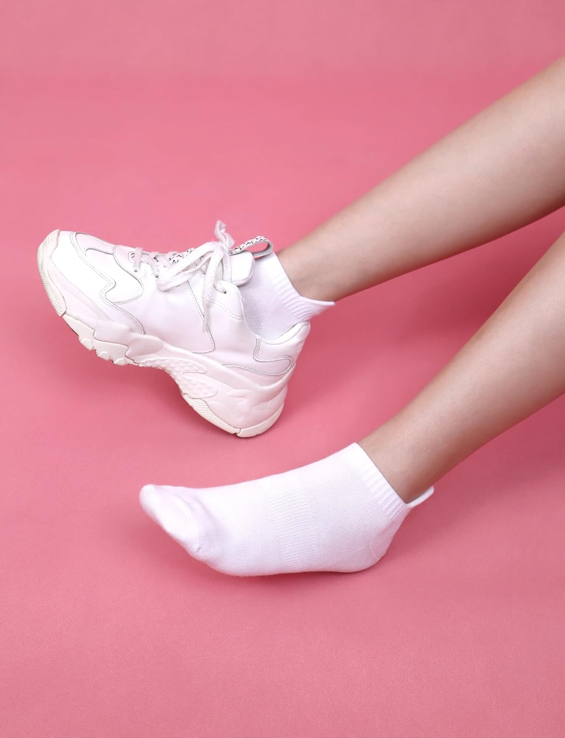 SERISIMPLE Viscose Bamboo No Show Sock Women Ankle Thin Low Cut Socks Arch Support Breathable Athletic Sock 5 Pairs - Image 2