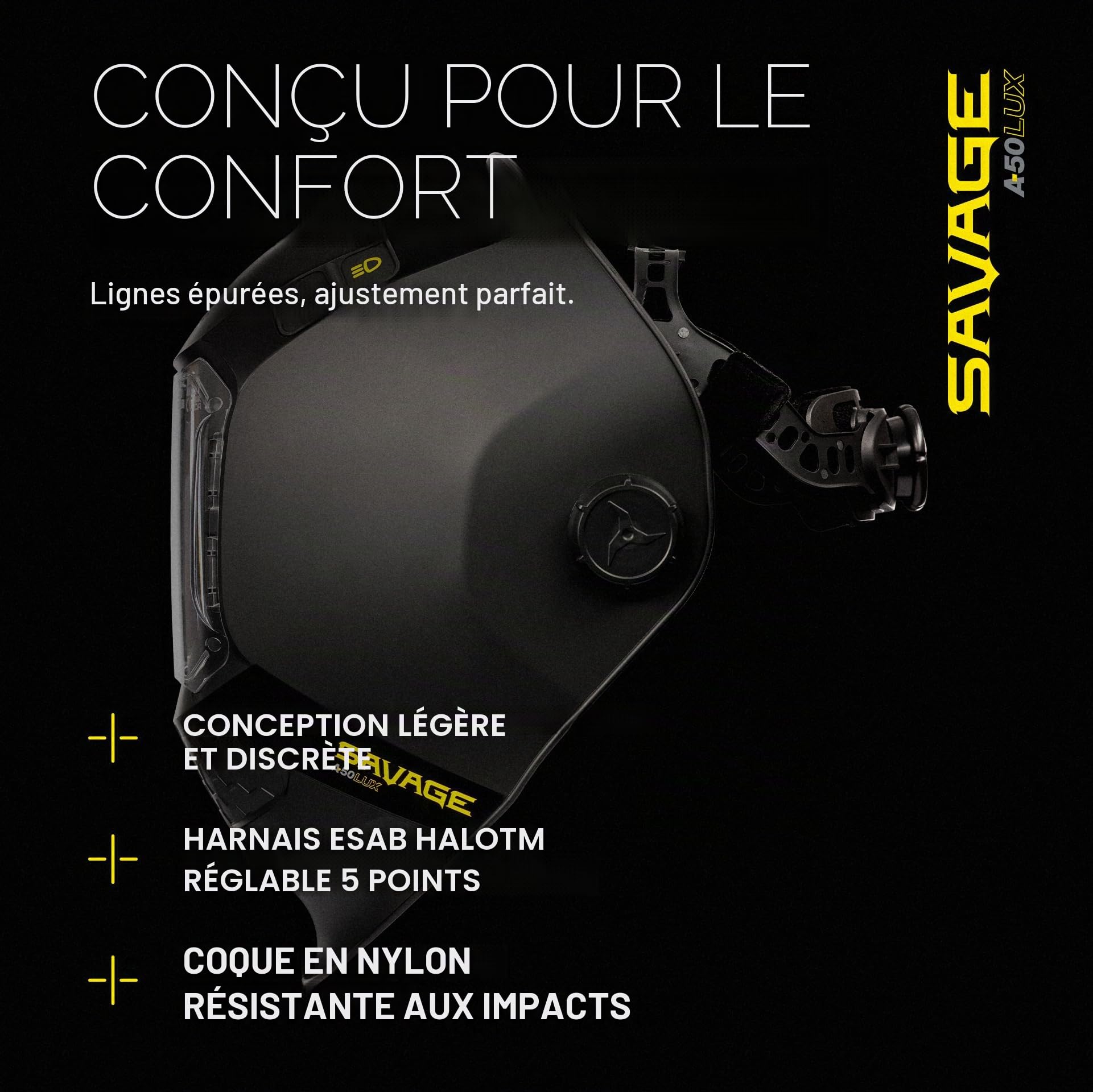 ESAB SAVAGE A50 LUX MASQUE AUTOSCURANT COD. 0700500950