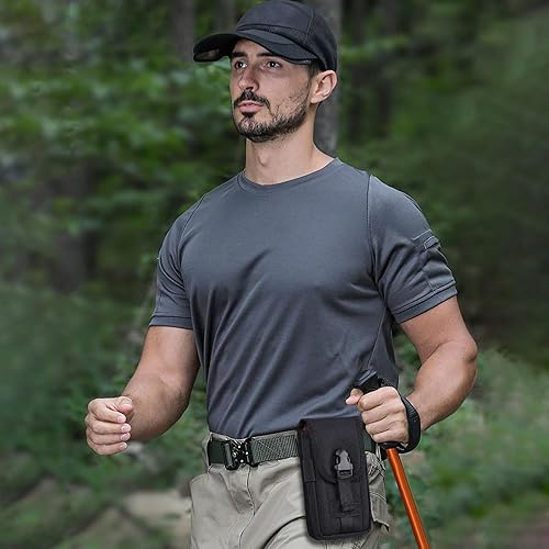 Miniatura 2 de Belt Pouch  Cell Phone Money Flashlight Pocket  Oxford Running Pouch with Carabiner - for Cell Phone Money Women Men Elderly Running Travel Camping