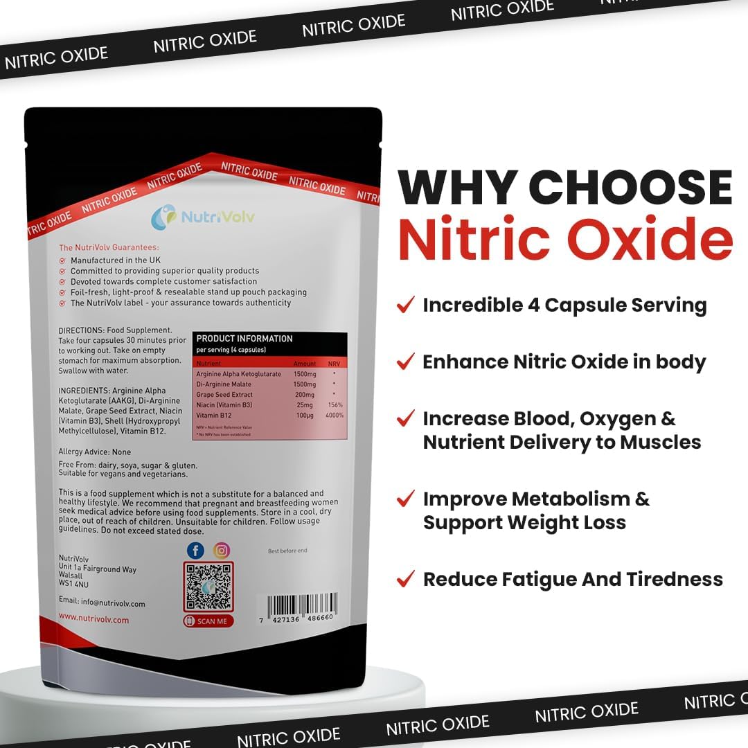 Nutribody Nitric Oxide L-Arginine Review: Fuel Your Athletic Performance
