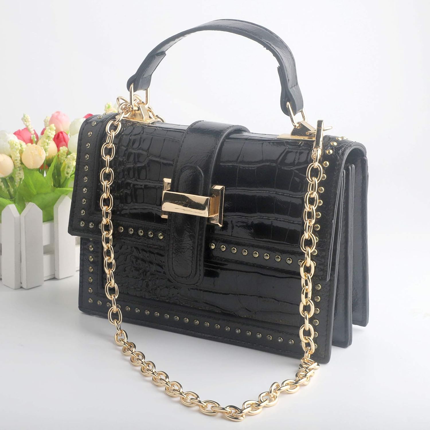 BEAULEGAN Purse Chain Strap - Replacement Shoulder Crossbody Bag with Adjustable Buckle - 51 inches Long - Image 7