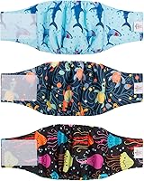 Vista 13 de CuteBone - Pañal para perro macho, talla mediana, DM11M