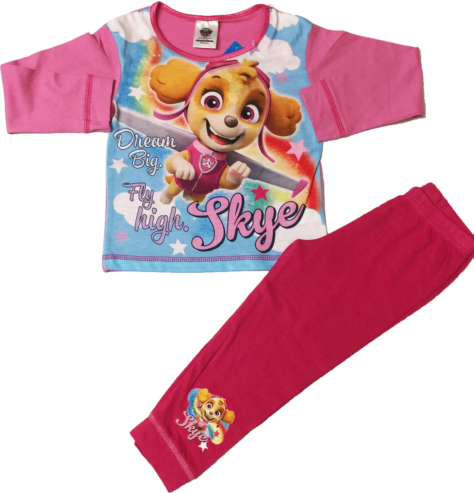 Paw Patrol Girls Toddler Official Skye Character Pyjama Set - 36127 (18-24 Months) Multicolor
