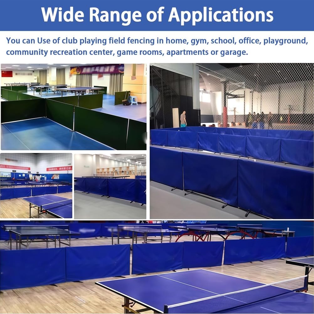 Blocco da ping pong, recinzione pieghevole portatile con tessuto Oxford 420D, divisori leggeri per allenamento e competizione