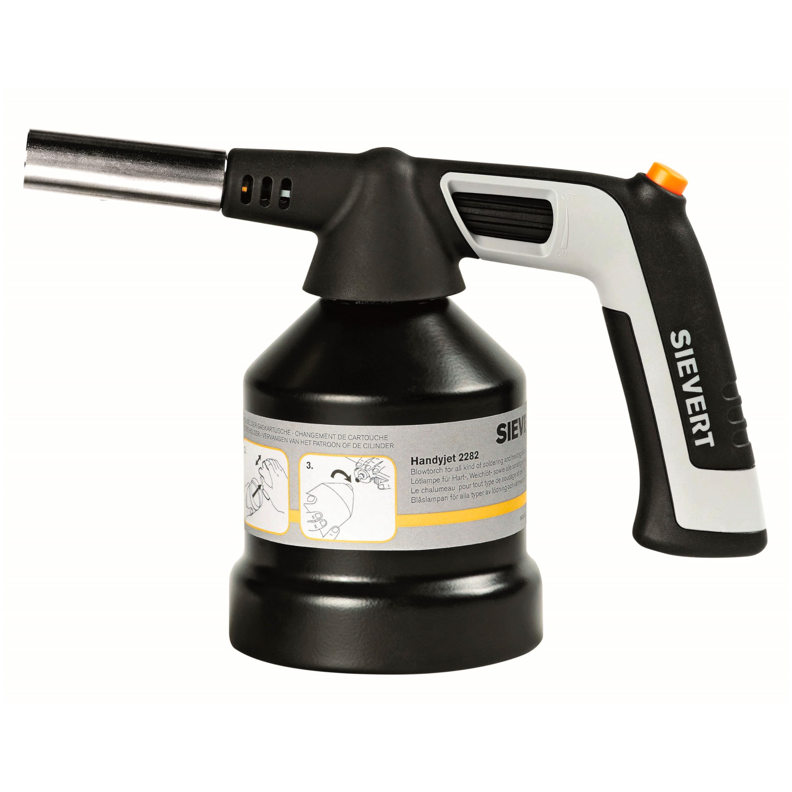 Sievert Brûleur Handyjet Piezo perçable + 1 Cartouche SI228302
