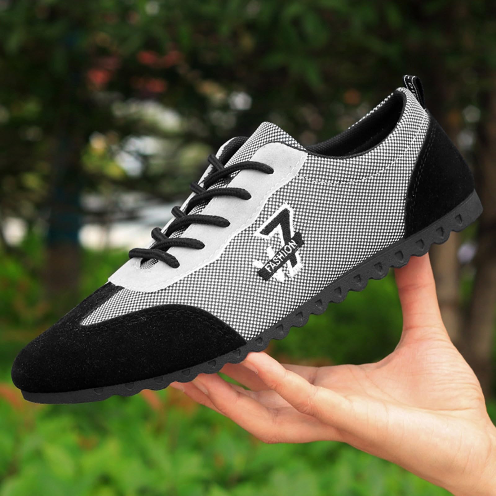 Męskie buty rekreacyjne, wsuwane, modne, na wszystkie pory roku, płaska, antypoślizgowa podeszwa, sznurowane, oddychające, wygodne, sportowe buty męskie