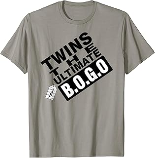 Twins The Ultimate B.O.G.O. Funny Shirt for Parents of Twins