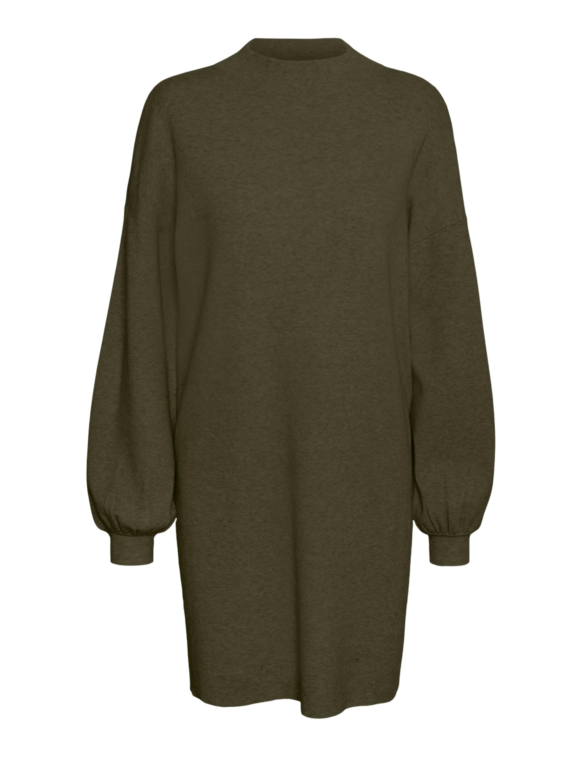 VERO MODA Women's Vmnancy LS Funnelneck Dress Noos Dress, Rifle Green, M