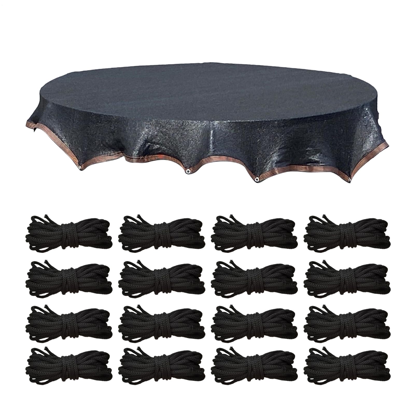 Teksome Trampoline Sun Shade Malla Resistente a Rayos UV