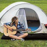 Vista 387 de Colchón futón japonés de piso gris constelación, de piso tatami, portátil, para acampar, para niños, sofá cama plegable enrollable con protector