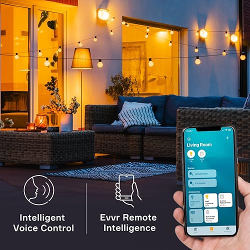 Miniatura 3 de EVVR Interruptor de relé inteligente en pared con control remoto, no neutro, certificado HomeKit, interruptor de luz WiFi de 2.4 GHz