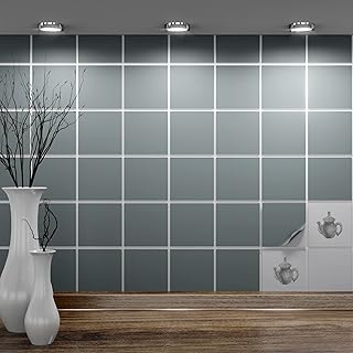 FoLIESEN Tile Sticker 10x10 cm (~ 4x4 Inch) -...,