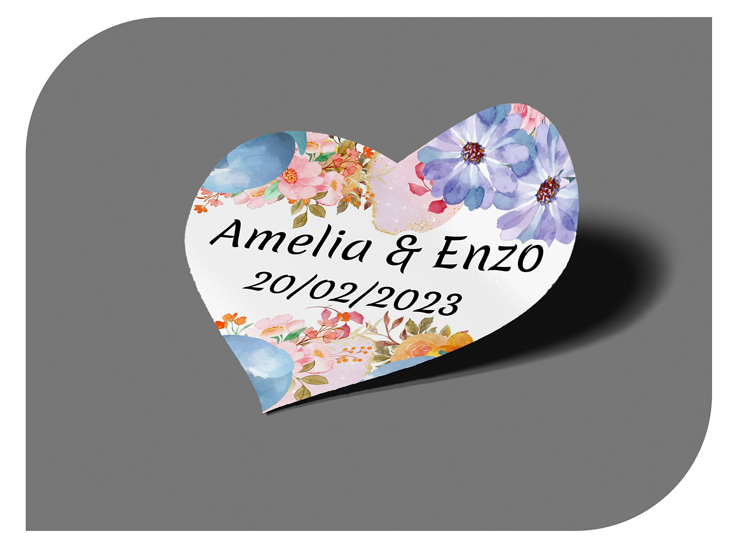 Delicata - etichette adesive matrimonio | Cinzia Creazioni