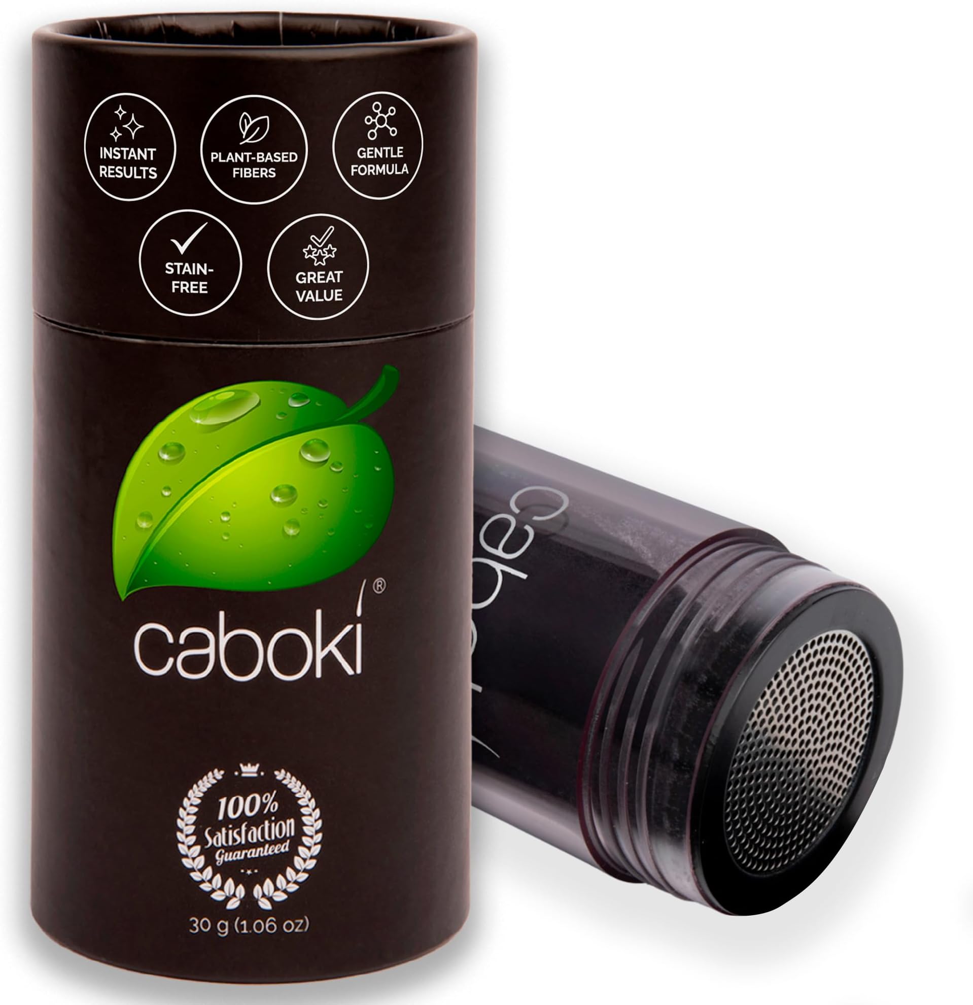 Color BLACK, Hair Loss Concealer - BLACK30G (90-day Supply)