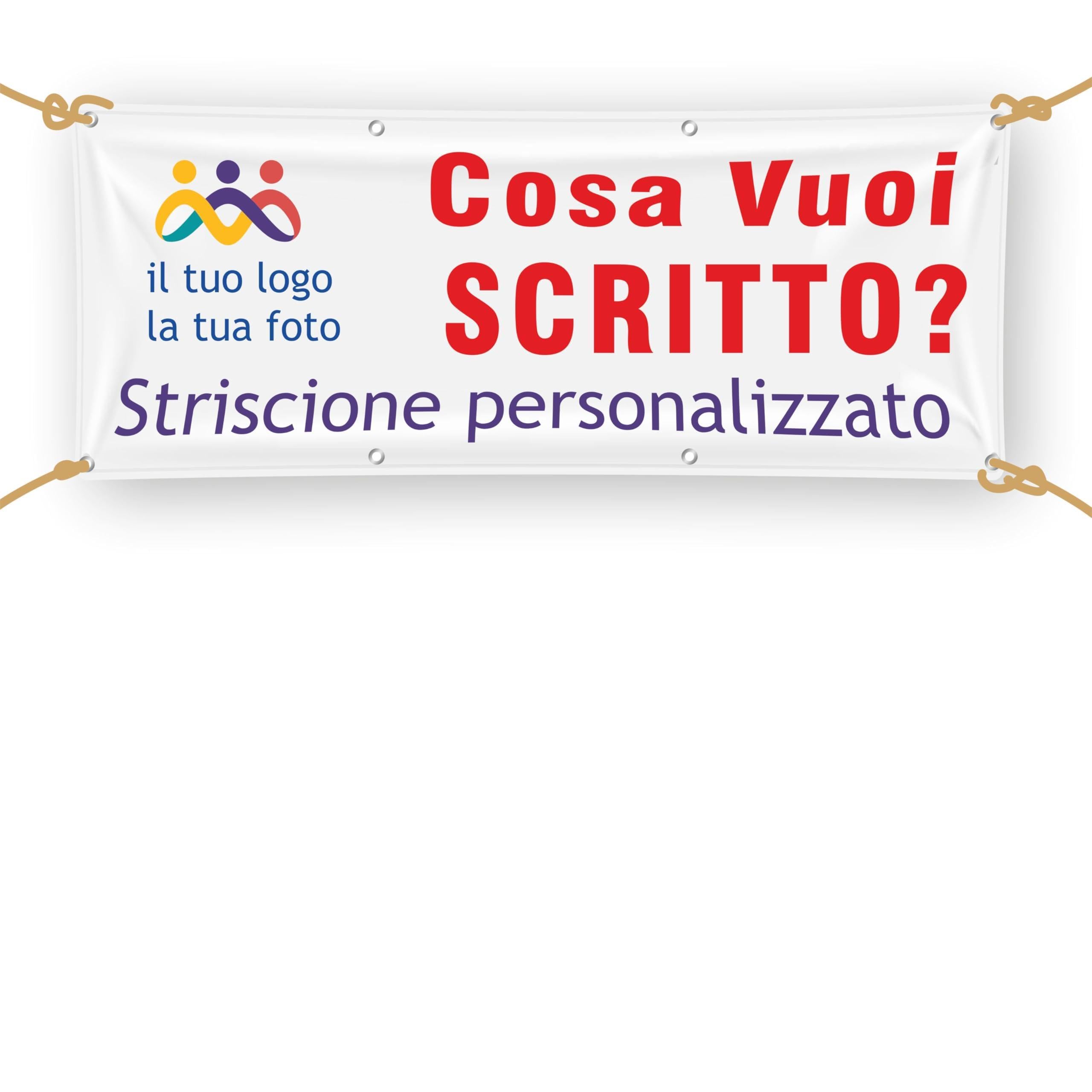 Banner Vendesi Personalizzabile In PVC Per Esterno - 50x100 Cm Con Occhielli Per Fissaggio - Foto 7