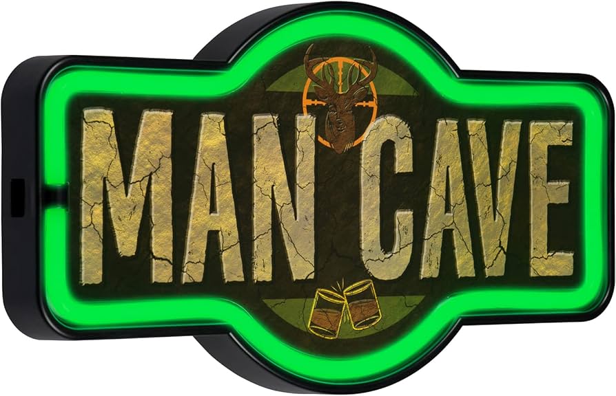 Amazon.com: Man Cave LED Neon Sign Vintage Inspired Retro Wall