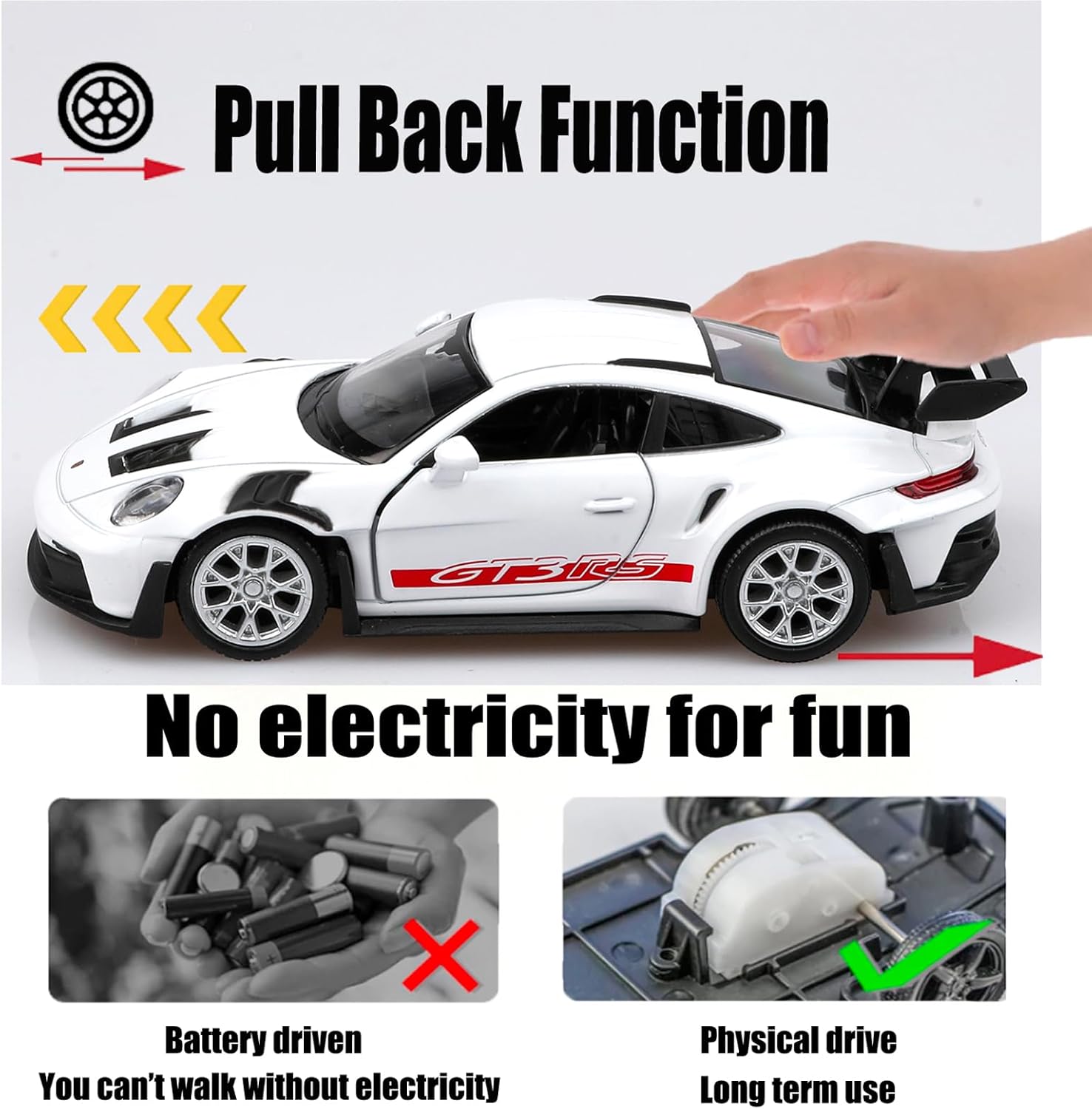 TOKAXI 1/36 Scale Porsche 911 GT3 RS Diecast Car India