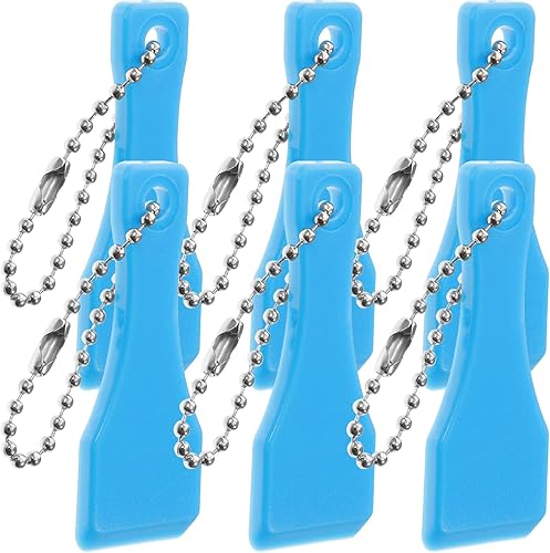 Totority Herramienta raspadora 10 piezas, herramienta de raspador de plástico, raspador para boletos de lotería, rascador en forma de cuchara para