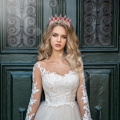 Miniatura 6 de Queen Crown Rhinestone Wedding Crowns and Tiaras for Women Costume Party Hair Accessories Princess Birthday Crown Crystal Bridal Crown