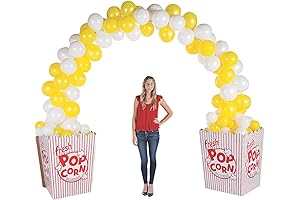 Popcorn Balloon Arch Kit - 339 Pieces of Movie Magic