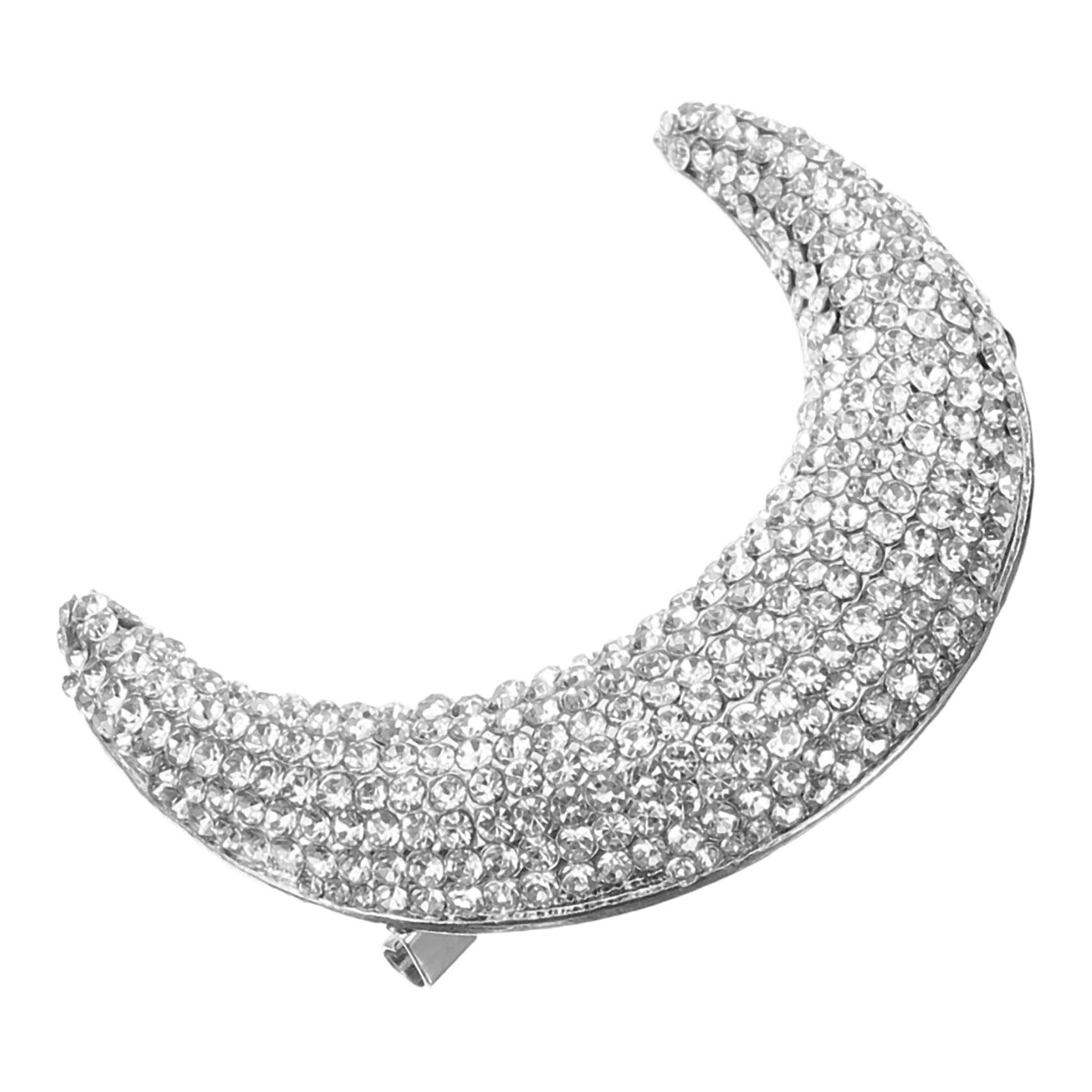 Holibanna broche de llena de diamantes bufandas para mujer broche de chaqueta de ropa insignia de ropa pasador de para la ropa pasador para mochilas aleación Silver