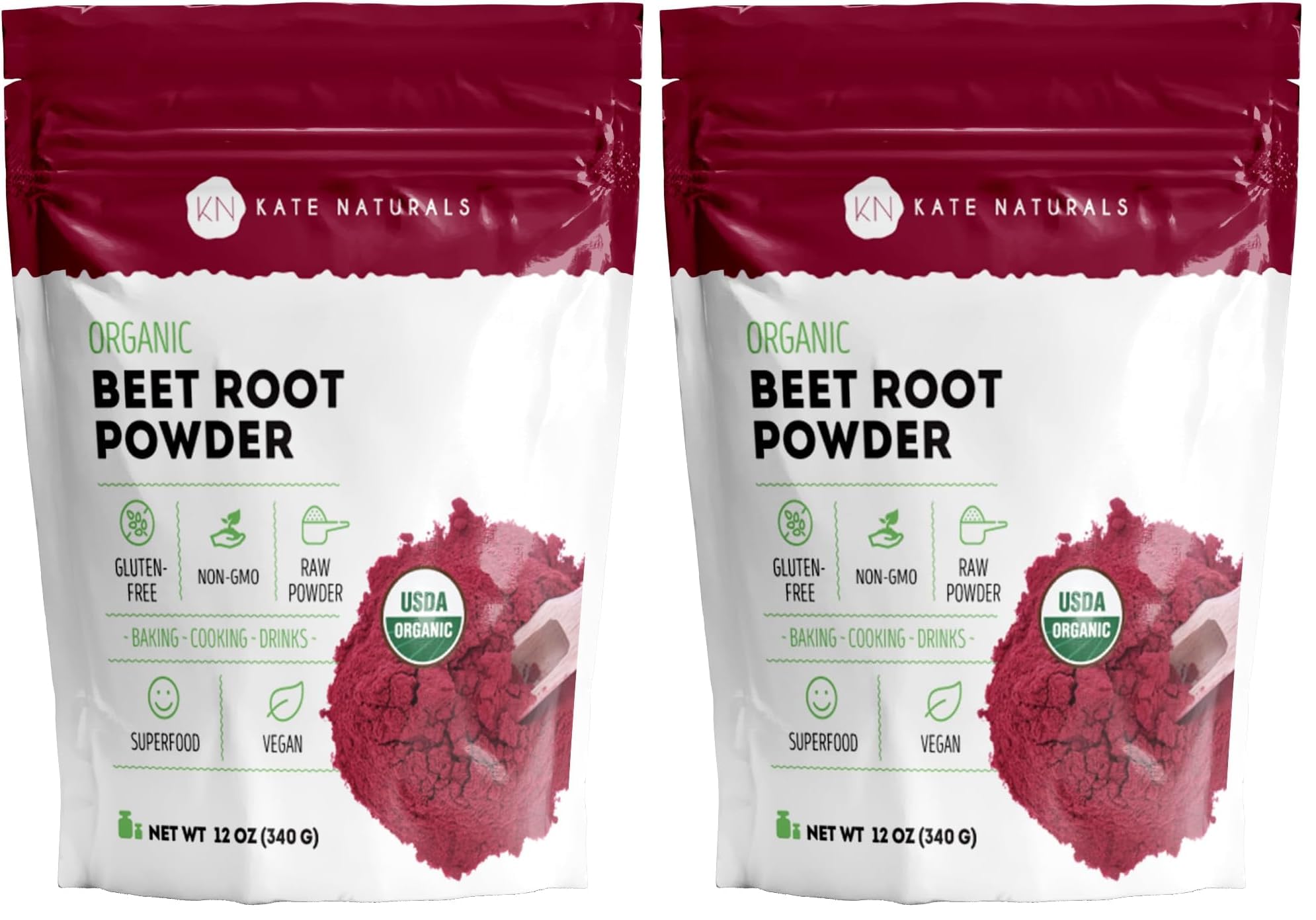 Kate Naturals Organic Beet Root Powder for Smoothies, Baking & Juice, 8oz — Amazon image 9