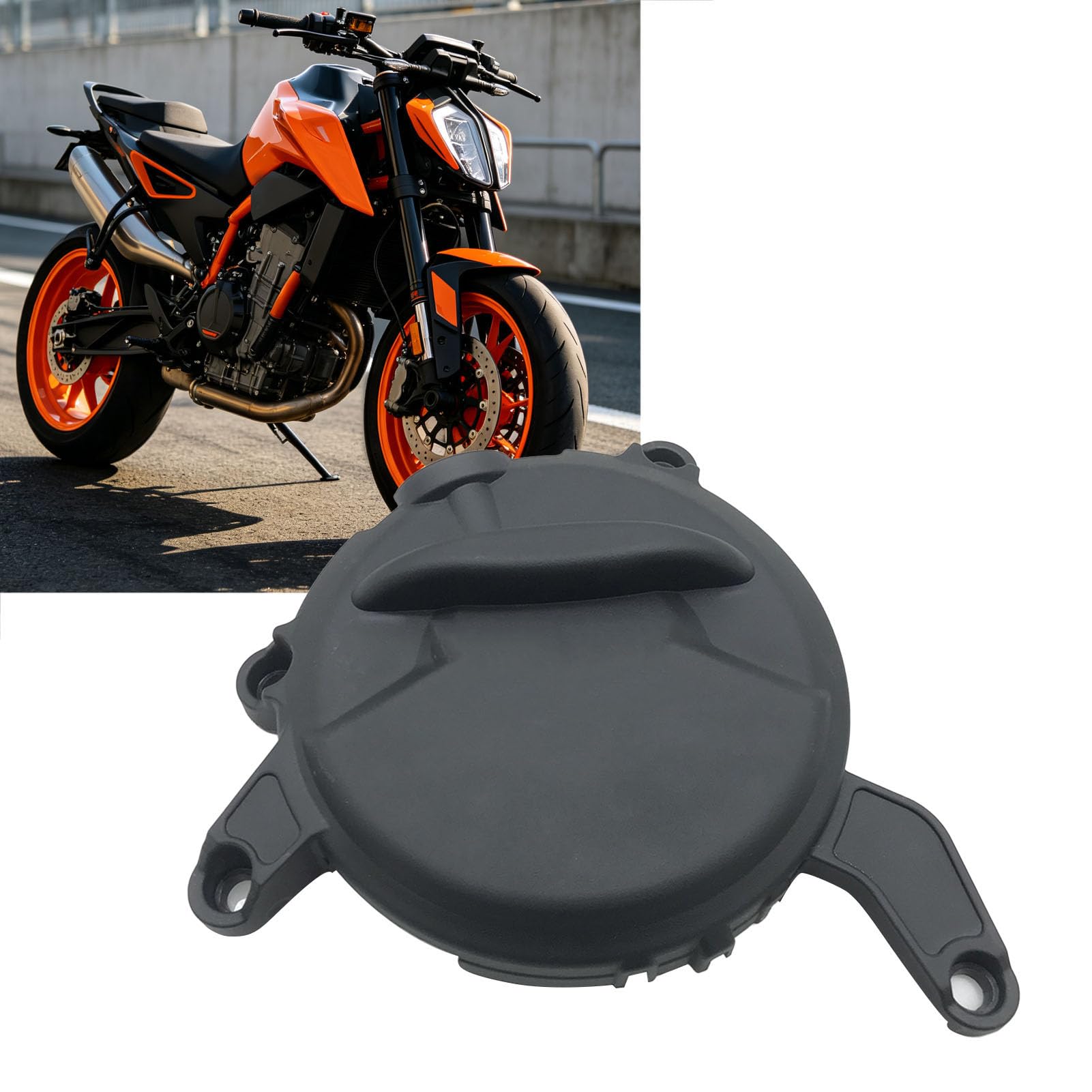 Luocute Osłony Skrzyni Korbowej Motocykla do Stojana Silnika (BLACK)
