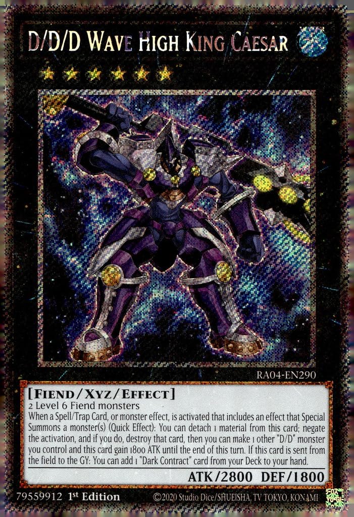 Amazon.com: D/D/D Wave High King Caesar (Platinum Secret Rare