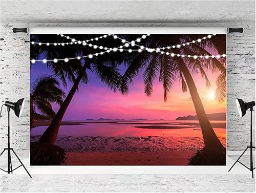 Miniatura 4 de Verano Rosa Puesta de sol paisaje natural hawaiano fotografía fondo puesta de sol puesta de sol playa decoración estilo retrato foto telón de fondo