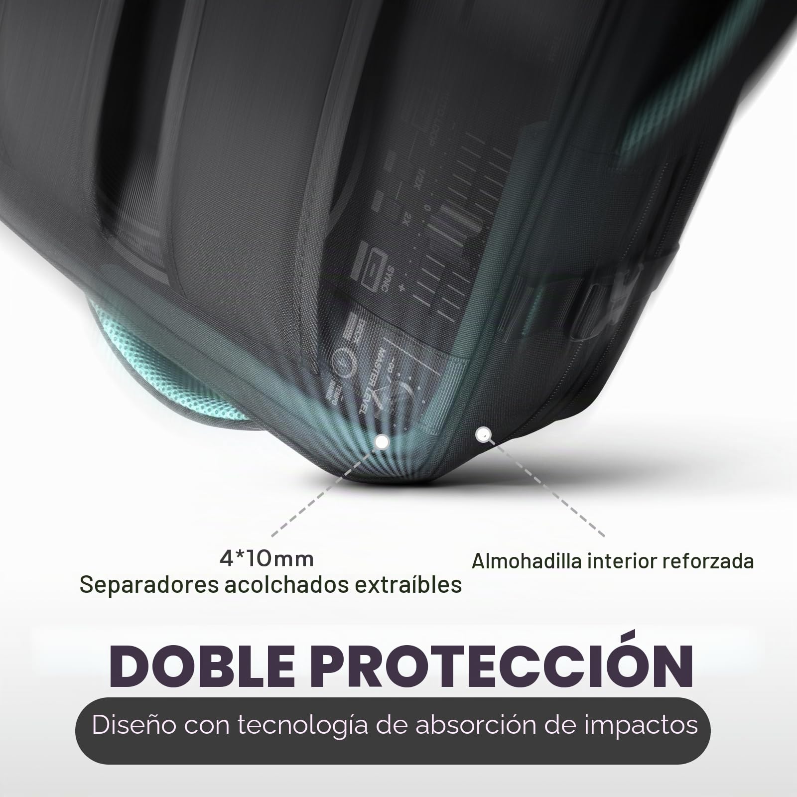 AUROTIER Bolsa para controlador de DJ DDJ-FLX4/DDJ 200/DDJ 400/DDJ REV1, mochila acolchada para DJ con múltiples bolsillos para laptop de 17 pulgadas, cables, funda mezcladora de transporte de DJ con