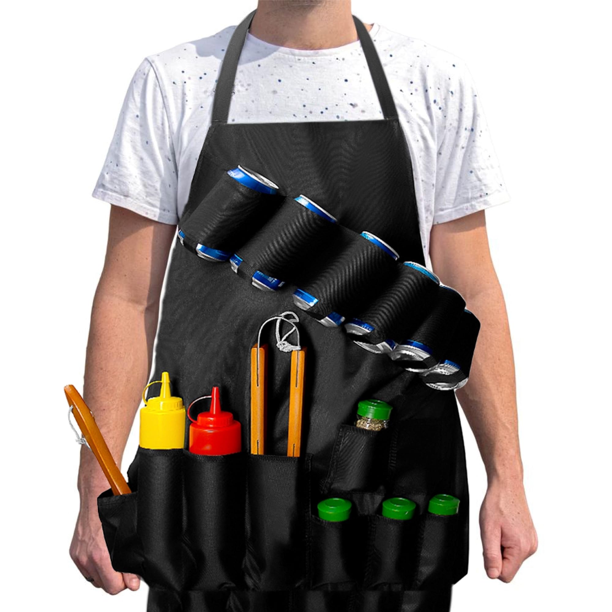BLK GRILLING BBQ APRON with Pockets