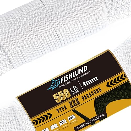 Miniatura 26 de Paracord 550 lb, cuerda de paracord de 7 hebras 305 m, 4 mm, cuerda de paracaídas de nailon para camping, rojo imperial