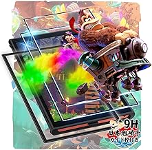 Compatible Switch 2 / Switch 2 Protective Film Glass Film [Set of 2 with Guide Frame] Compatible Switch 2 / Switch 2 Film Tempered Glass Screen Protector Case Cover Made in Japan Asahi Glass 9H