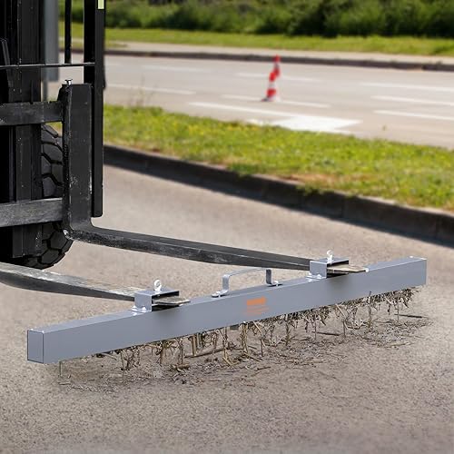 Miniatura 8 de VEVOR Herramienta de recogida magnética colgante de 120 libras, barredora magnética para montacargas de uñas, imanes de grado industrial, accesorios