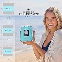 Vista 2 de WEKAPO Manta de Playa Resistente a la Arena e Impermeable, Alfombrilla de Playa Extra Grande, Alfombrilla Sin Arena de Tamaño Grande y Compacta