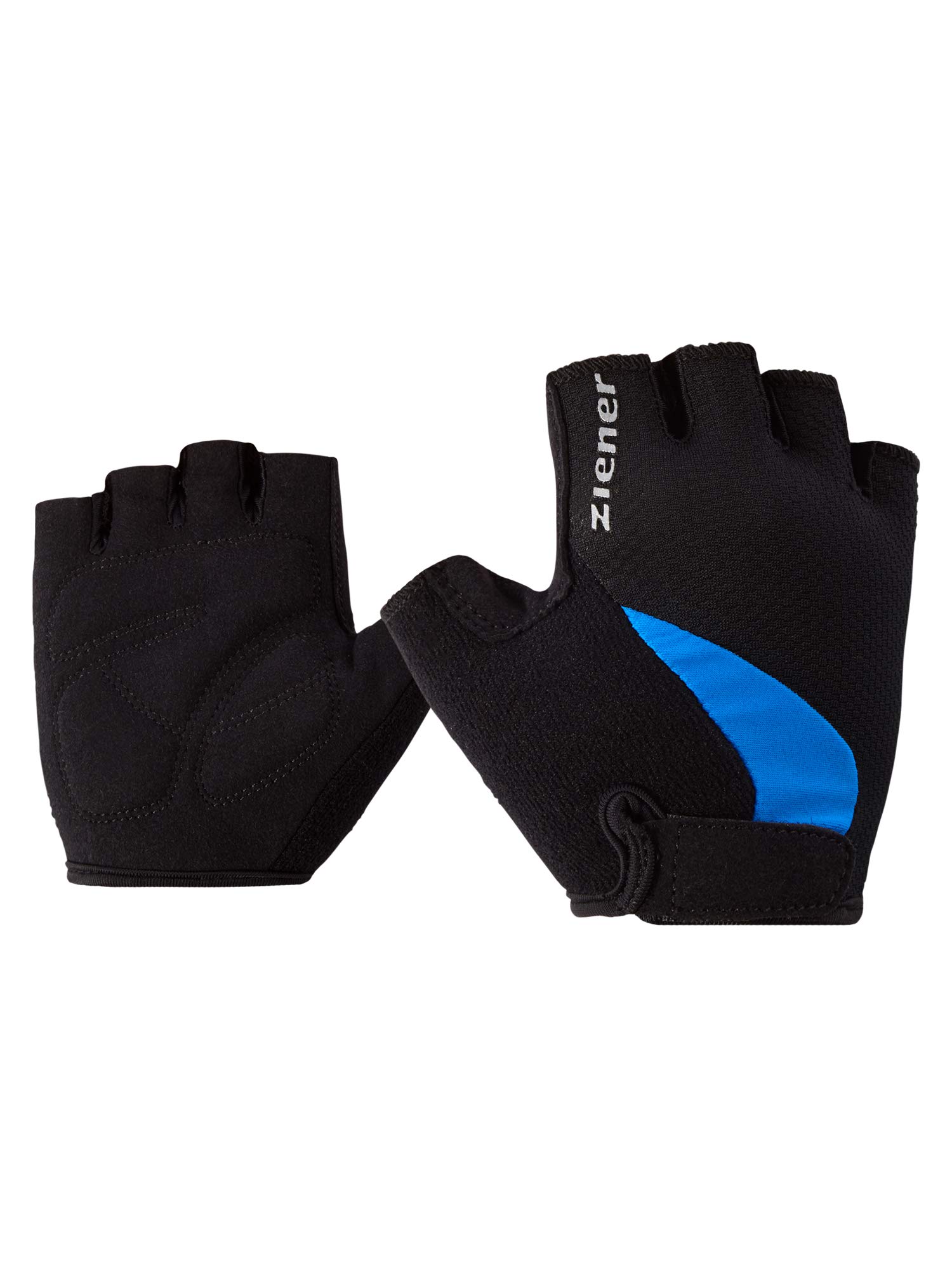 Ziener CRIDO Children's Cycling Mountain Bike Cycling Gloves Short Finger Breathable/Cushioning Persian Blue L