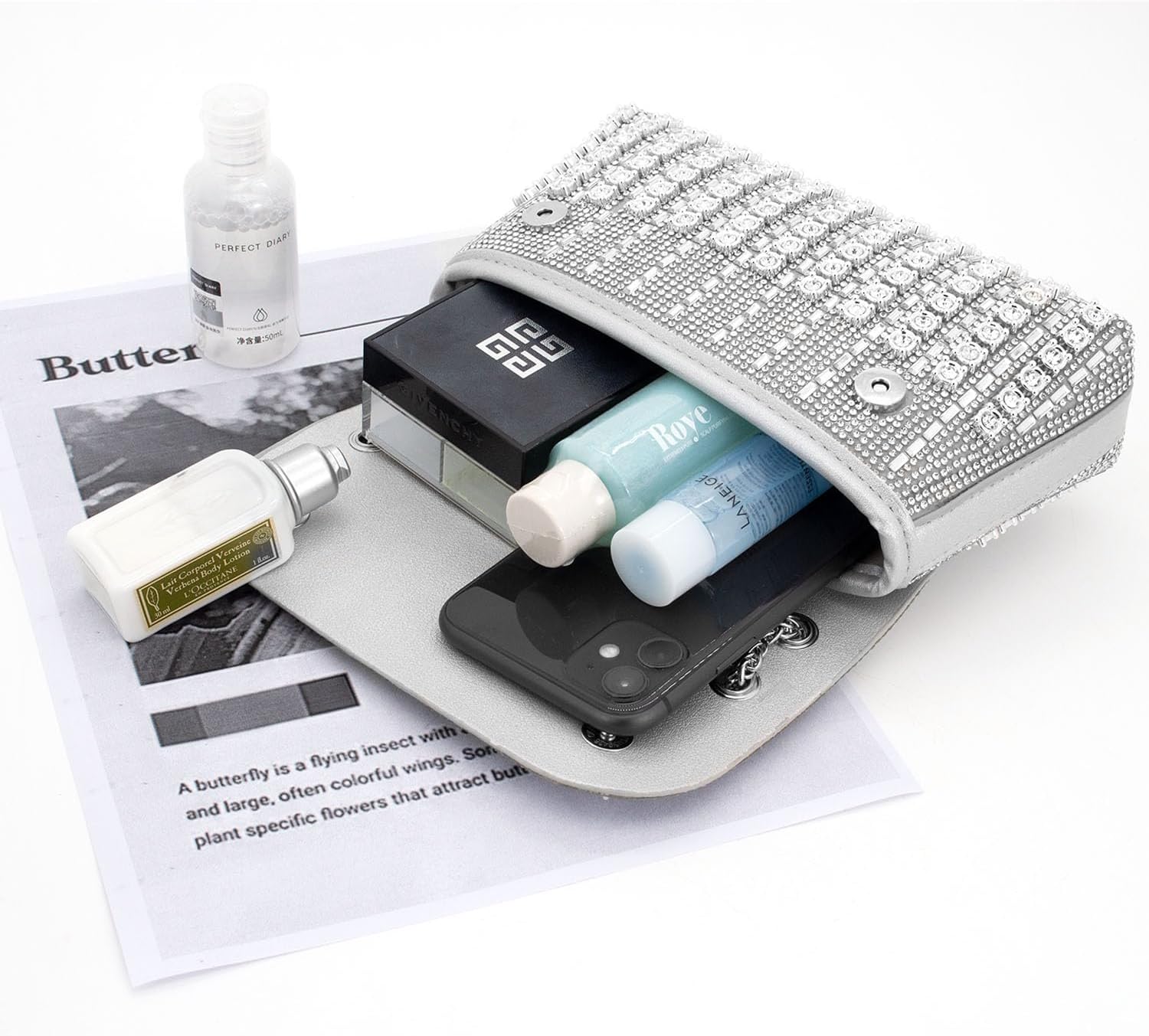 Sparkling Rhinestones Evening Bag Formal Crystal Clutch Purse for Women Ladies Evening Purse for Dinner - Image 8