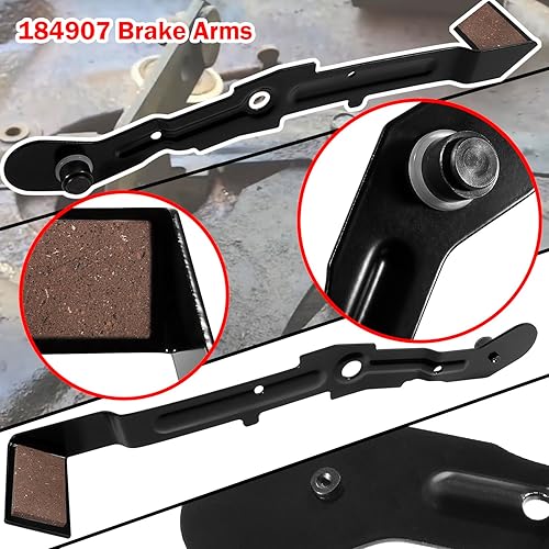 Miniatura 3 de 155046 Kit de leva de rodillo con soporte de brazo, compatible con AYPHusqvarnaCraftsman 42" cortacésped Deck LT1000 LT2000, pieza de repuesto #