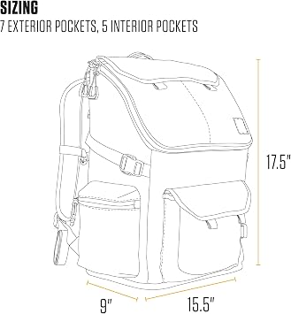 Carhartt Unisex's 35l Nylon Workday Backpack, Durable Water-Resistant Pack with 15