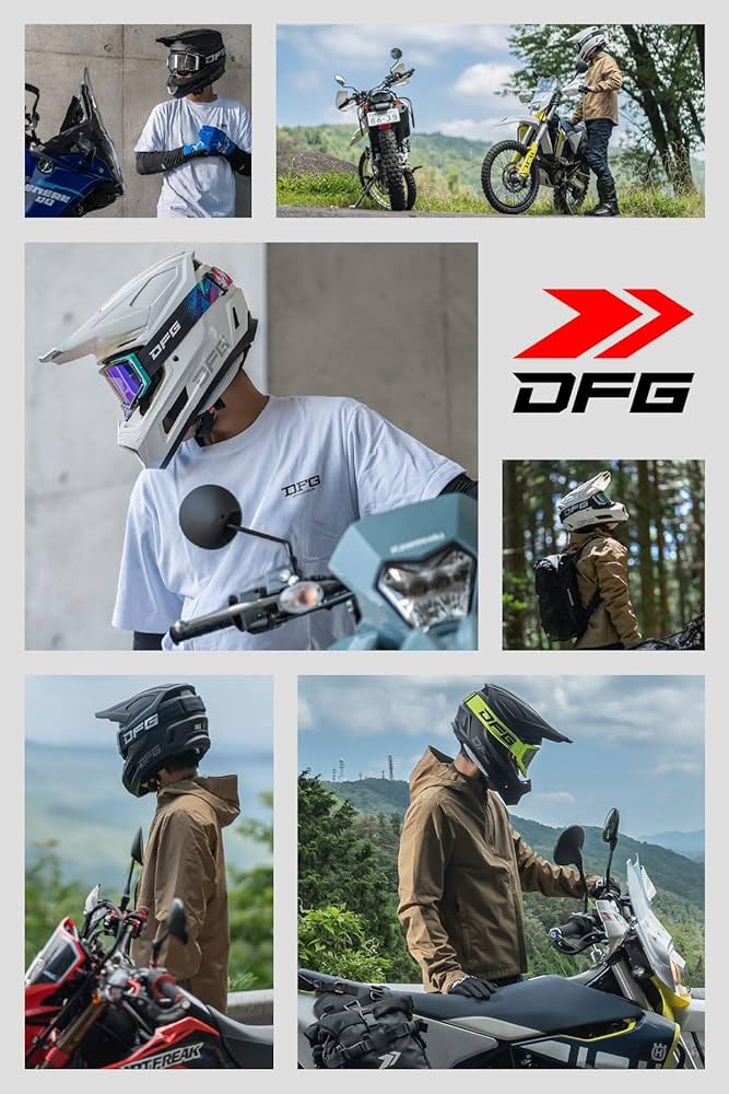 Amazon.co.jp: ダートフリーク(Dirtfreak) DFG エースヘルメット