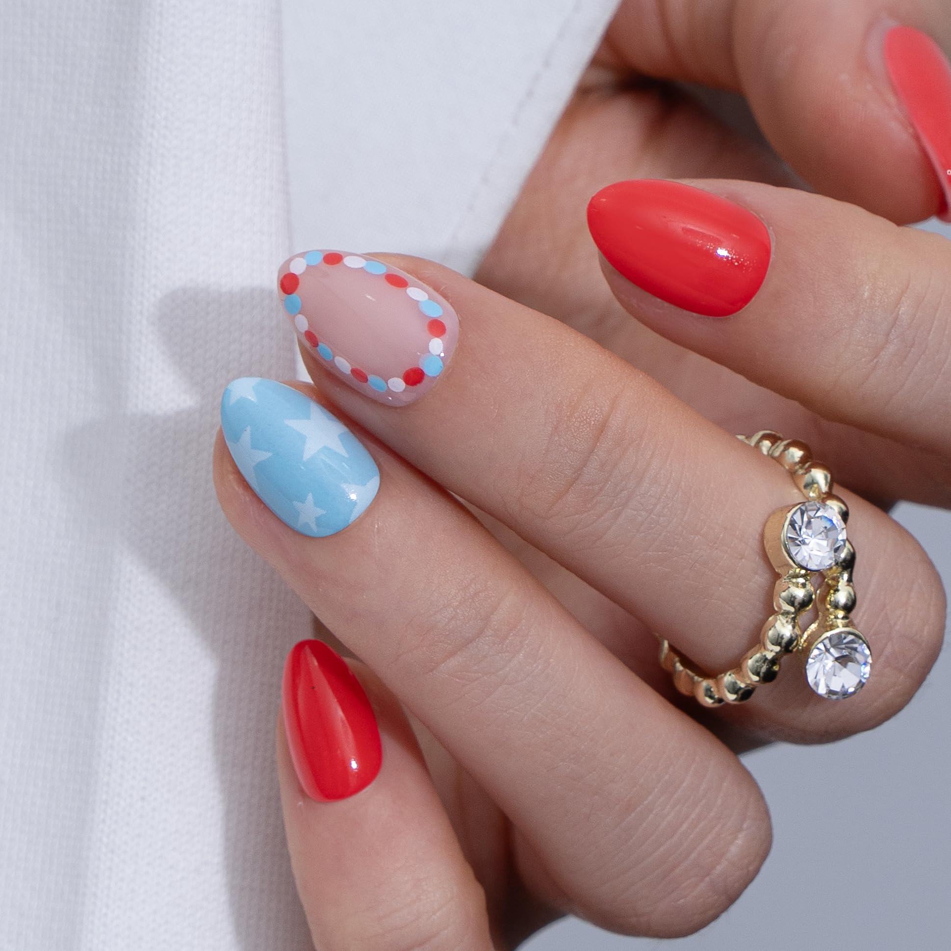 CurvLife Press On Nails - Blush Pink Almond -18