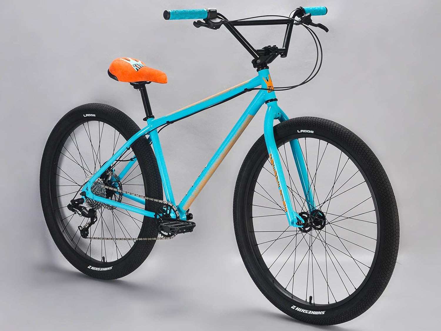 Mafiabikes Bomma 27.5 Inch Teal Wheelie Bike Amazon.co.uk Sports