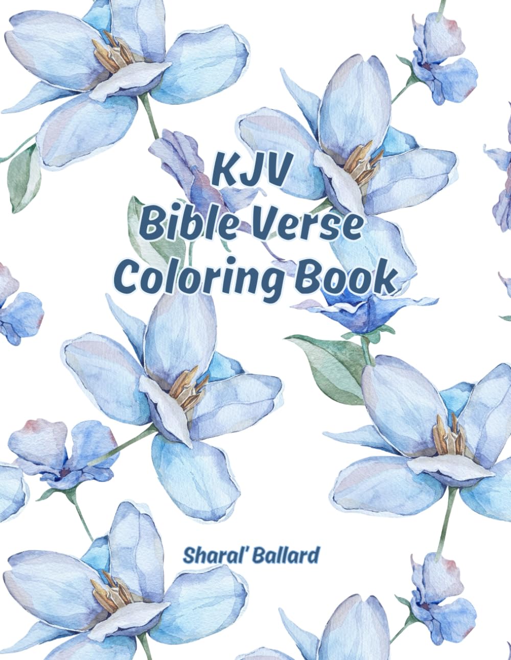 KJV Bible Verse Coloring Book, KJV Coloring Book, Floral Coloring Book for adults and teens