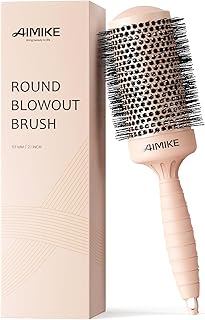 AIMIKE Round Hair Brush, 2.1 inch Nano Ion Thermal Ceramic Tech, Large R...