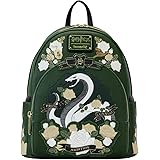 Loungefly Harry Potter Slytherin House Floral Tattoo Mini Backpack