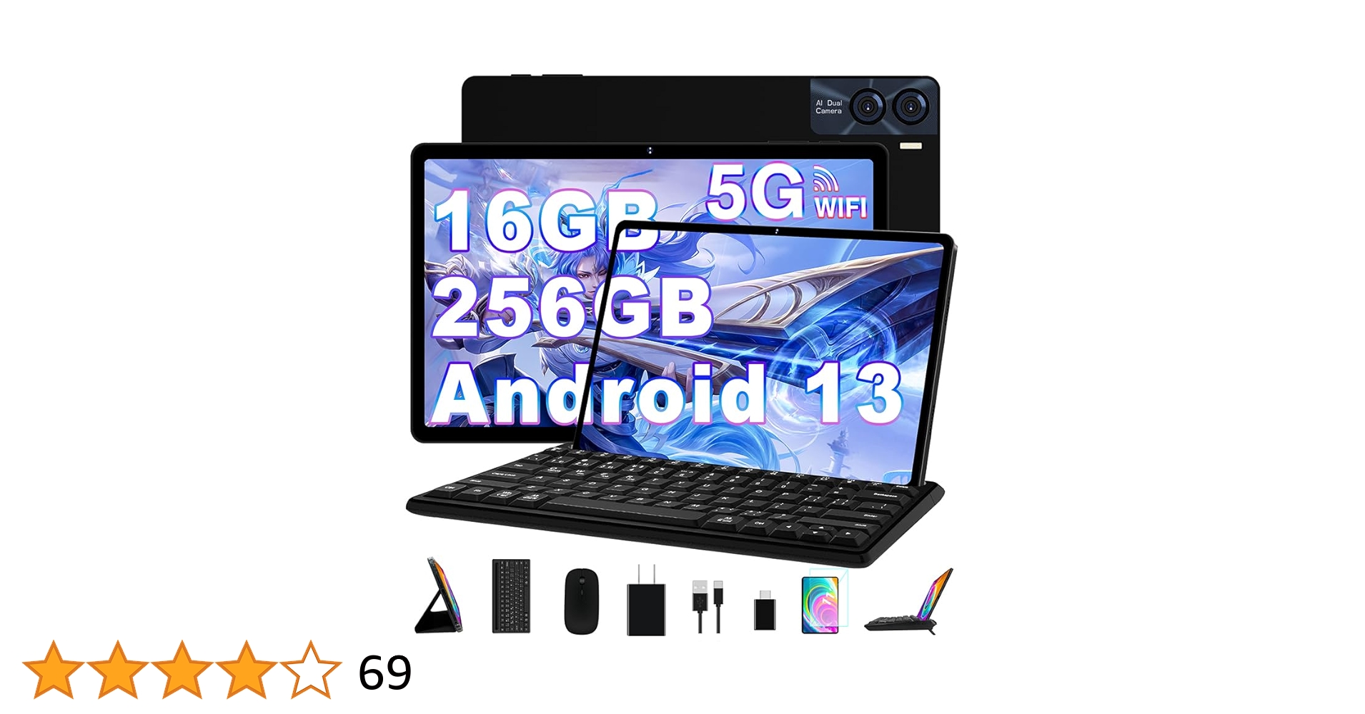 Android 13 タブレット セット 20GB RAM+256GB ROM Android 13 タブレット セット 20GB RAM+256GB ROM