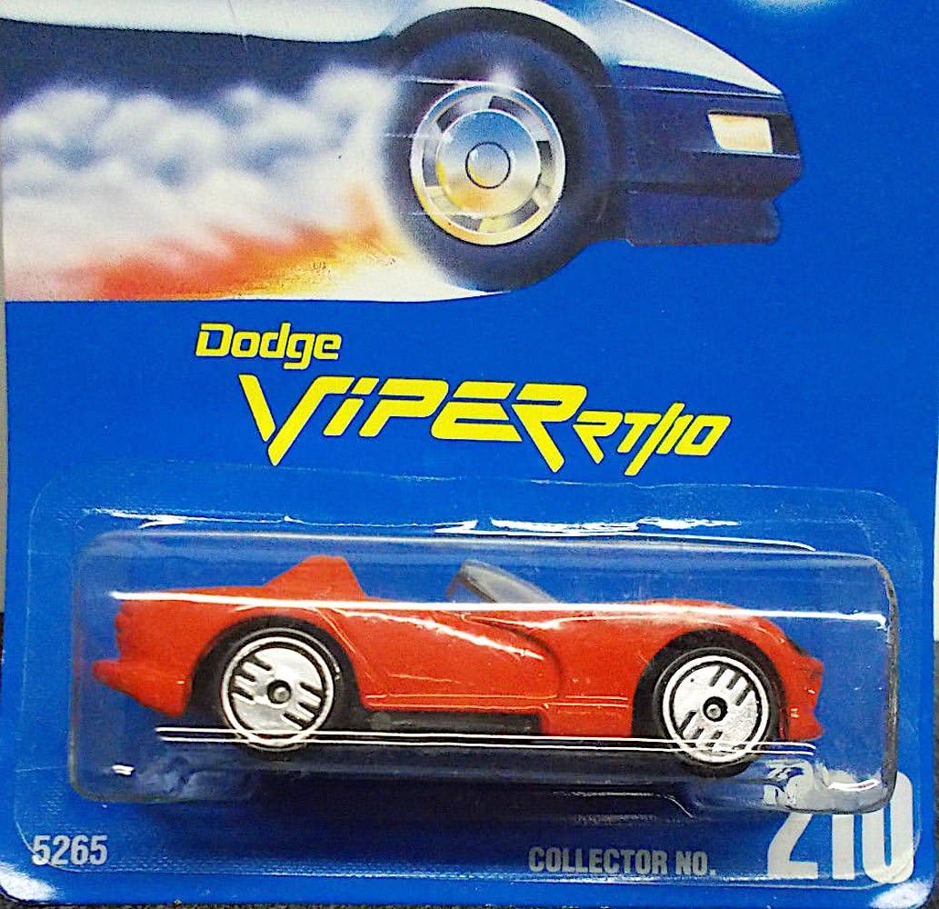 Hot Wheels Silver Ultra Hots Dodge Viper RT/10 #210, Red