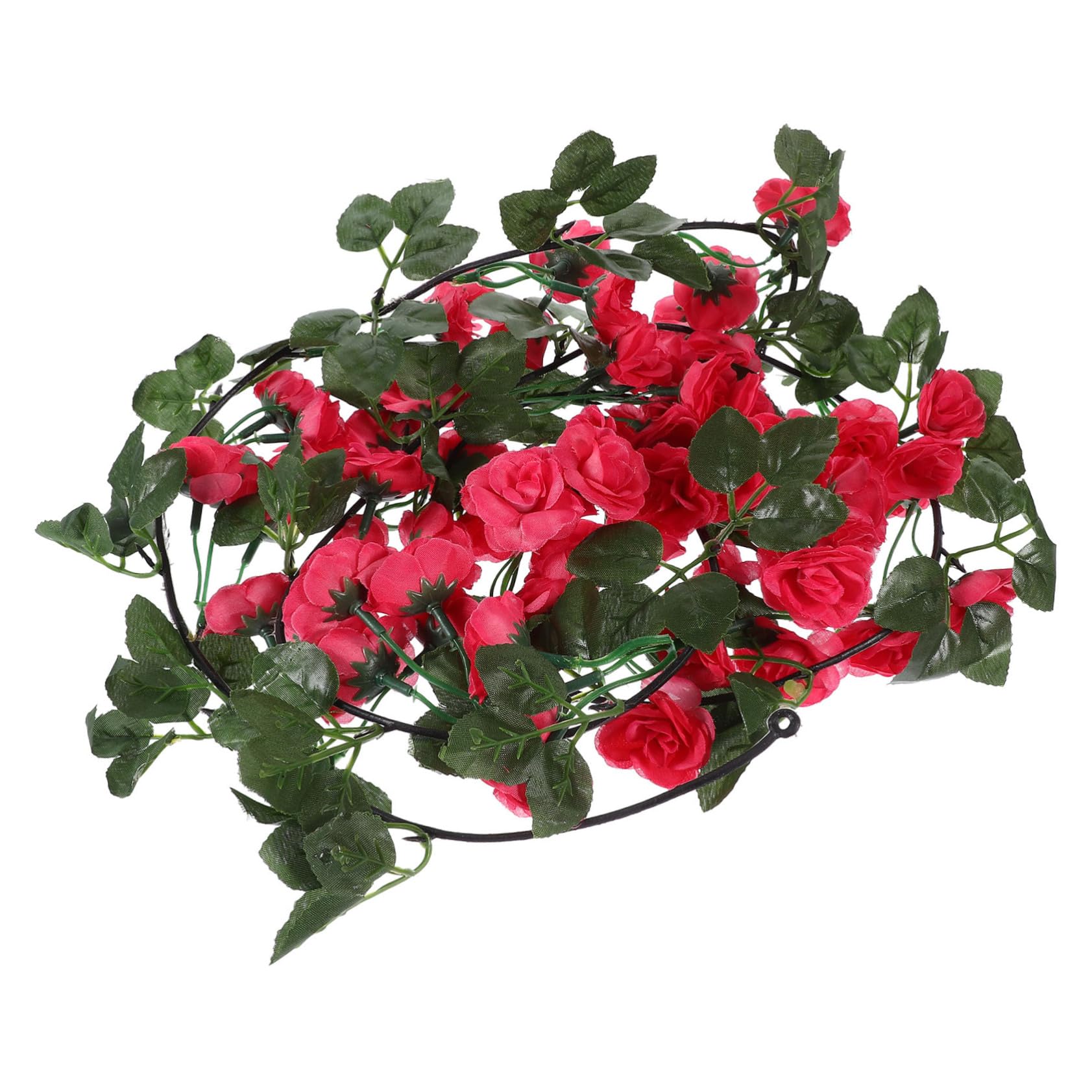 Gatuida 4stücke Künstliche Rosenranke Blumengirlande Köpfe Für Hochzeiten Partys Und Dekoration Imitationsblumen Für Innen Und Außenbereiche Und Elegant