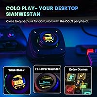 Vista 7 de Cololight Stream Desk One Touch Boot para PC Gaming Mini Teclado Controlador Personalizado
