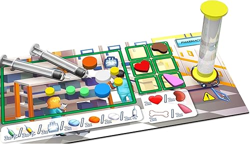 Miniatura 5 de Artipia Games Artipiagames Rush M.D - Juego de mesa cooperativo, colocación de trabajadores, estrategia, dexeridad, edades 14+, 1-4 jugadores, 30-45